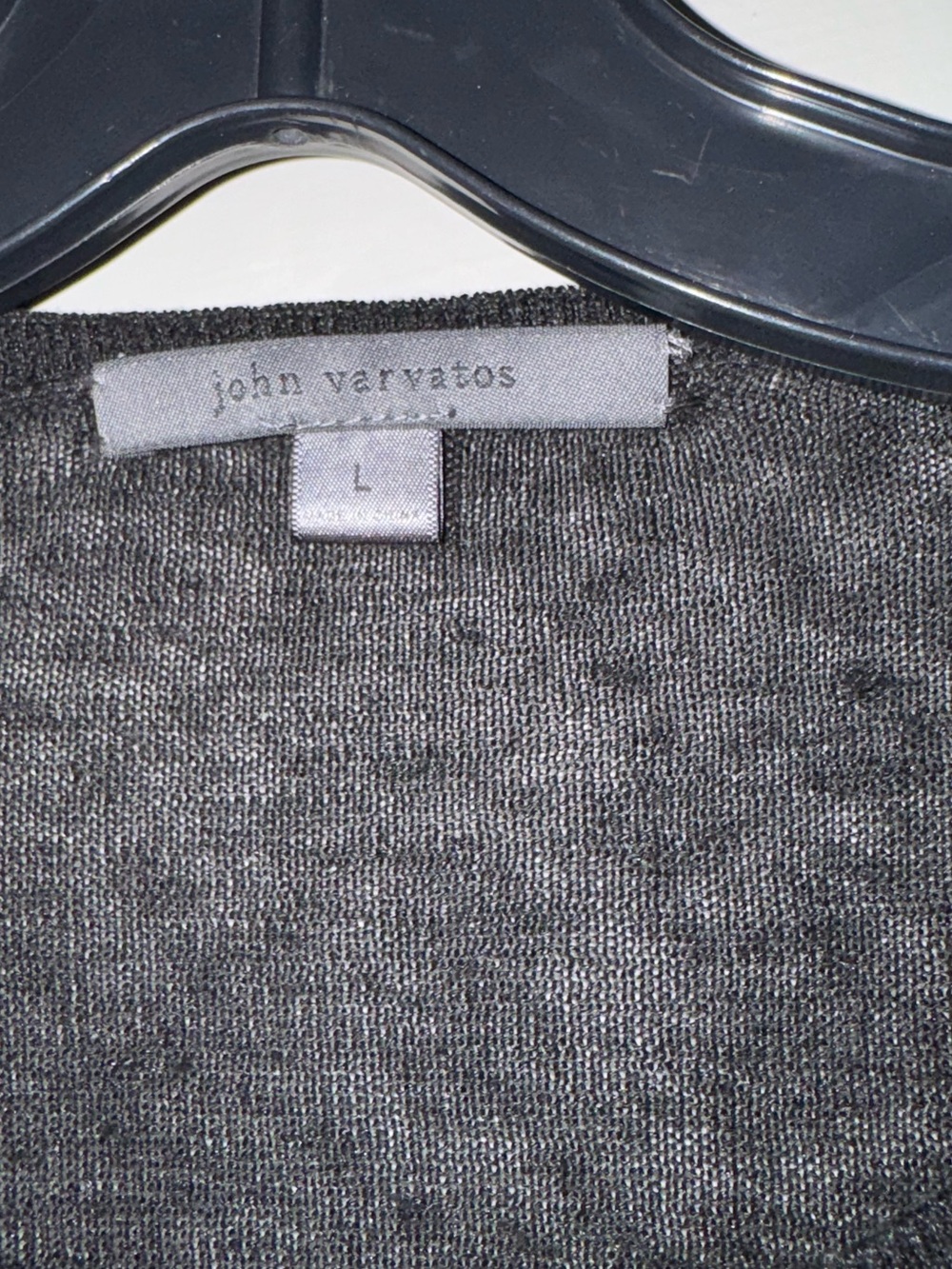 John Varvatos Charcoal Knit Sweater - Picture 4 of 13